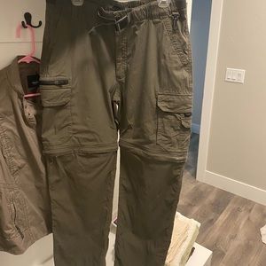 Zip off hiking pants